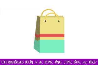 Bag Christmas Icon: Editorial Graphics Review