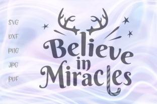Believe in Miracles Christmas Embroidery Design