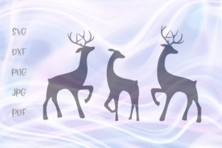 Deer Family Winter Holidays Christmas: A Versatile Graphics Craft