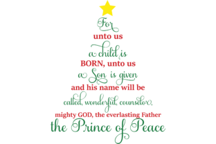 For Unto Us a Child is Born: Christmas Graphics for Crafts