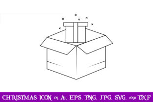 Gift Box Christmas Icon: Graphics for Local Branding