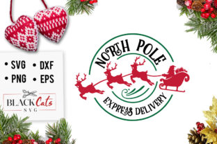North Pole Christmas Express Graphics for Crafts