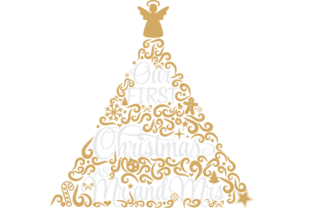 Our First Christmas As Mr and Mrs Graphics for Crafts