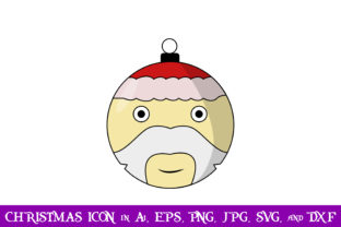 Santa Baubles Christmas Icon: Graphics & Icons Review