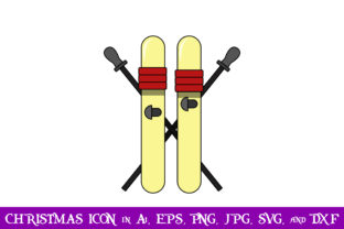 Skis Christmas Icon You: Graphics & Icons Review