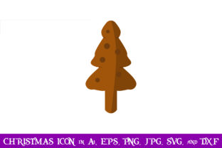 Tree Cookies Christmas Icon: Graphics for Local Branding